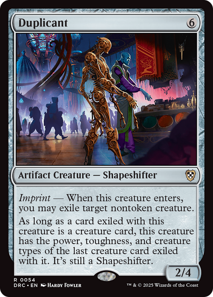 {R} Duplicant [Aetherdrift Commander][DRC 054]