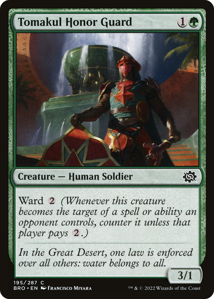 {C} Tomakul Honor Guard [The Brothers' War][BRO 195]