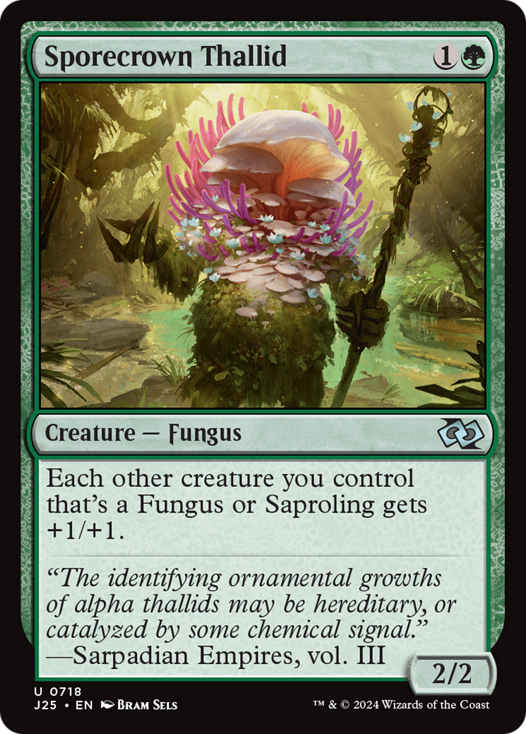 {C} Sporecrown Thallid [Foundations Jumpstart][J25 718]