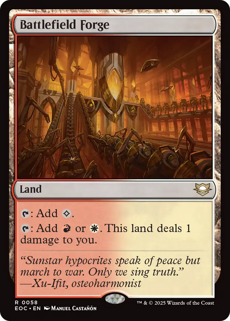 {R} Battlefield Forge [Edge of Eternities Commander][EOC 058]