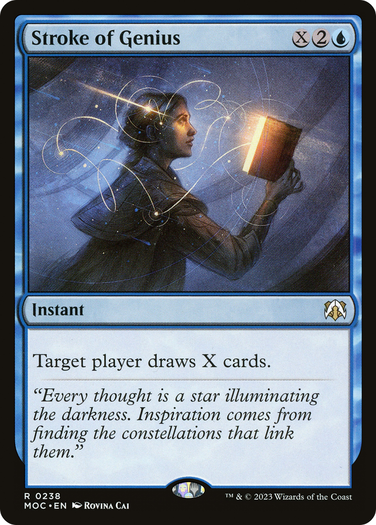 {R} Stroke of Genius [March of the Machine Commander][MOC 238]