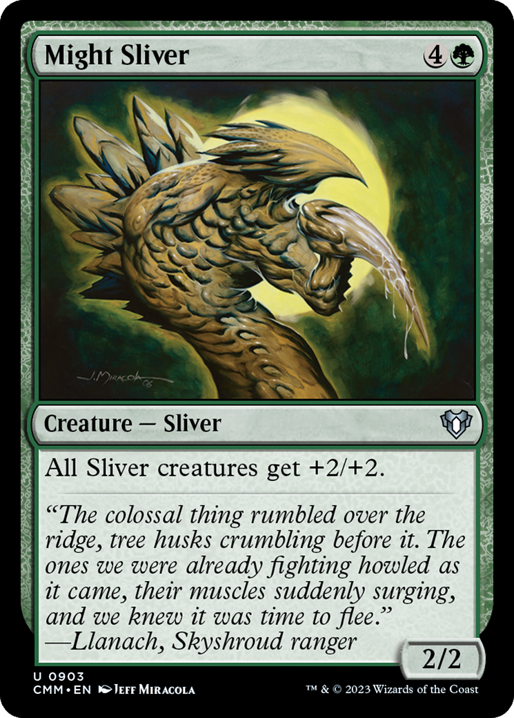 {C} Might Sliver [Commander Masters][CMM 903]
