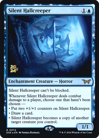 {@R} Silent Hallcreeper [Duskmourn: House of Horror Prerelease Promos][PR DSK 072]