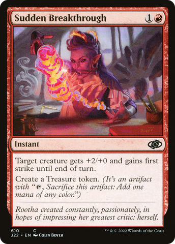 {C} Sudden Breakthrough [Jumpstart 2022][J22 610]