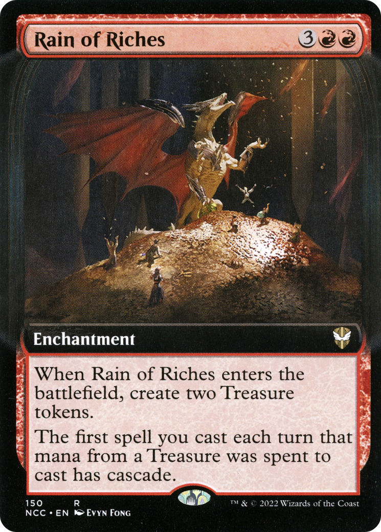 {R} Rain of Riches (Extended Art) [Streets of New Capenna Commander][NCC 150]