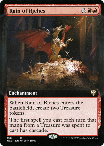{R} Rain of Riches (Extended Art) [Streets of New Capenna Commander][NCC 150]