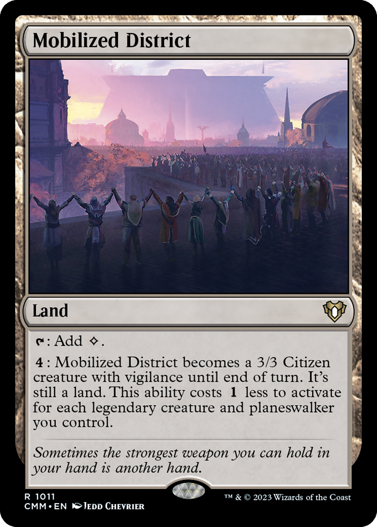 {R} Mobilized District [Commander Masters][CMM 1011]