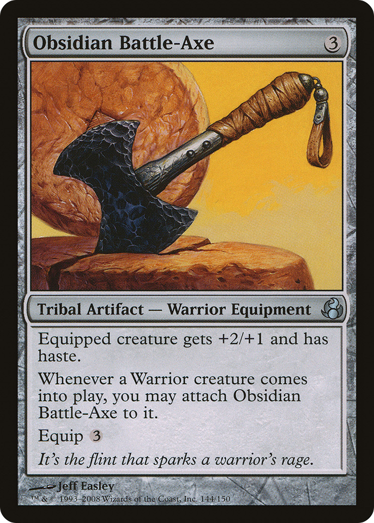 {C} Obsidian Battle-Axe [Morningtide][MOR 144]