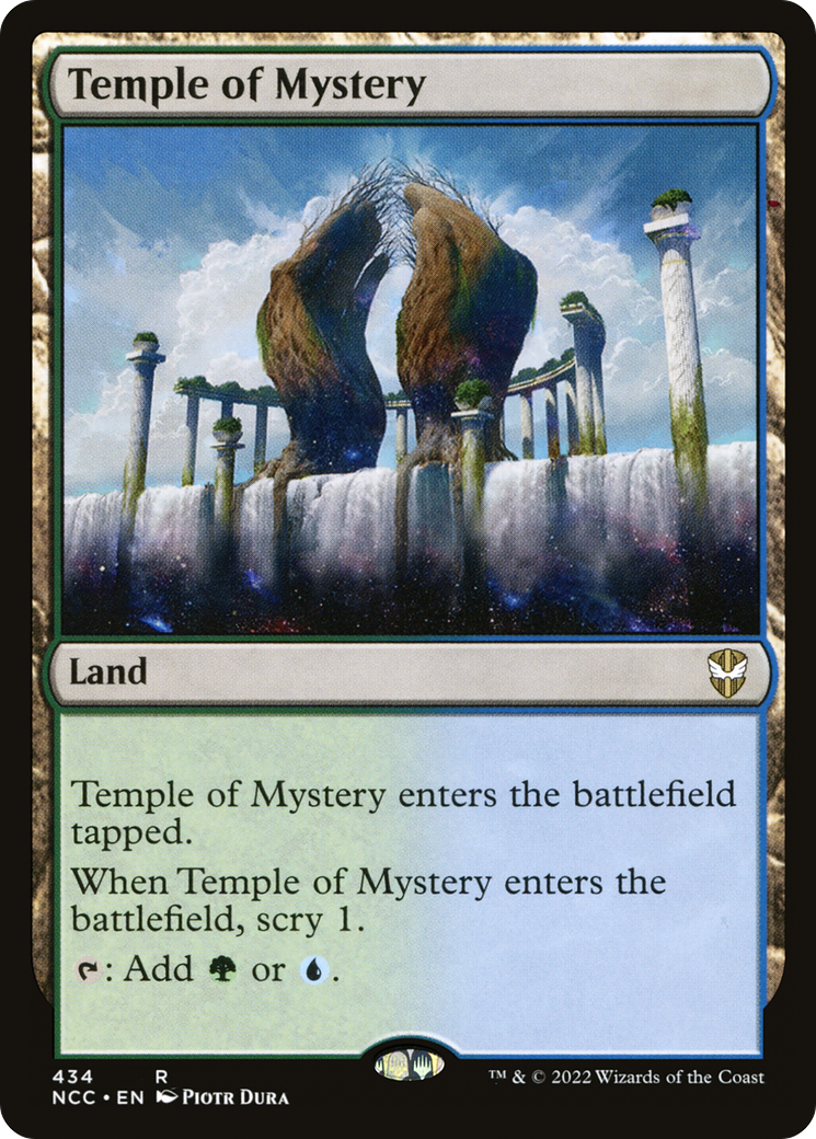 {R} Temple of Mystery [Streets of New Capenna Commander][NCC 434]