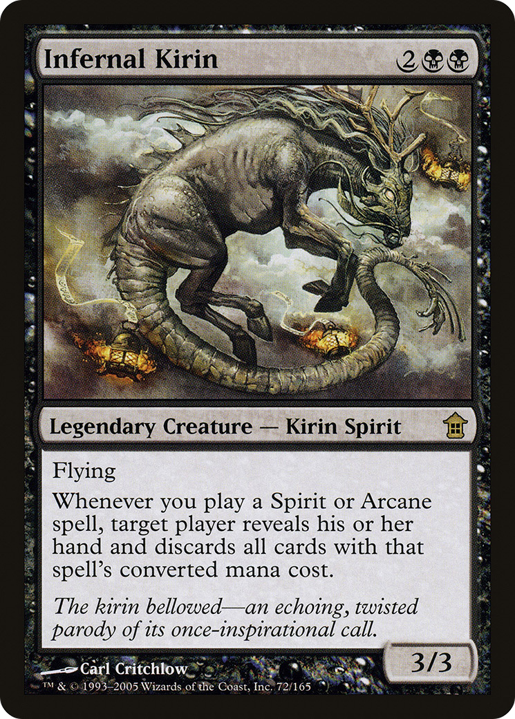 {R} Infernal Kirin [Saviors of Kamigawa][SOK 072] - Misty Mountain Games