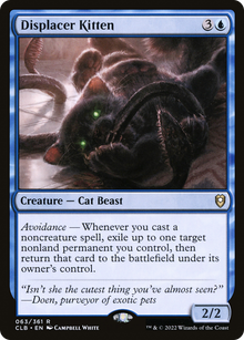 {R} Displacer Kitten [Commander Legends: Battle for Baldur's Gate][CLB 063]