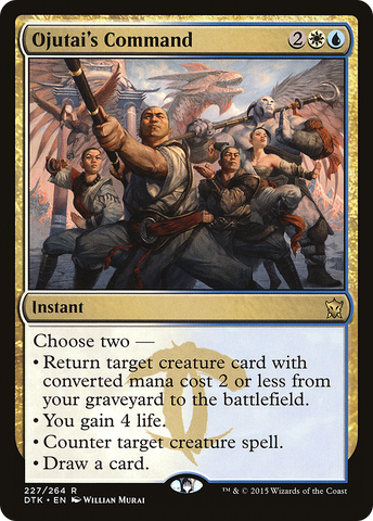 {R} Ojutai's Command [Dragons of Tarkir][DTK 227]