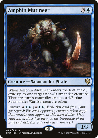 {R} Amphin Mutineer [Commander Legends][CMR 055]