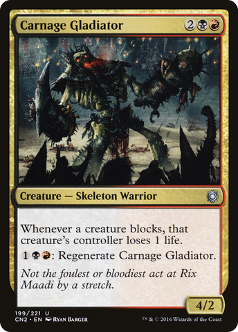 {C} Carnage Gladiator [Conspiracy: Take the Crown][CN2 199]