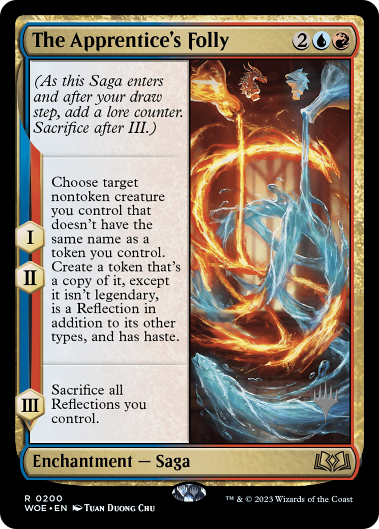 {@R} The Apprentice's Folly (Promo Pack) [Wilds of Eldraine Promos][PP WOE 200]