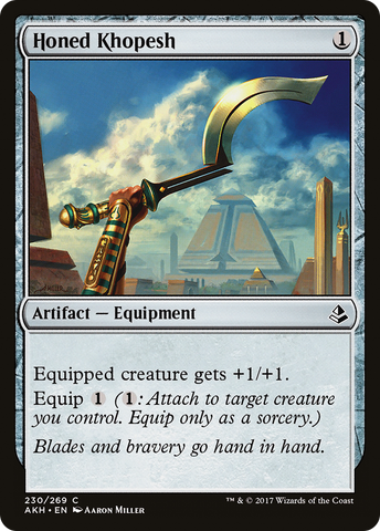 {C} Honed Khopesh [Amonkhet][AKH 230]