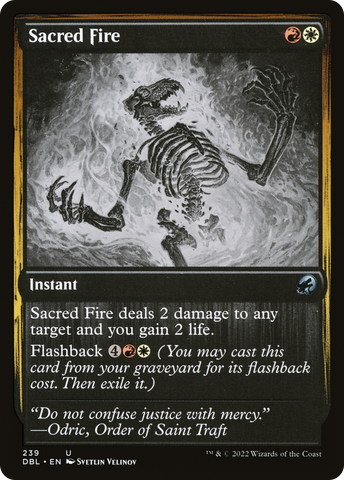 {C} Sacred Fire [Innistrad: Double Feature][DBL 239]