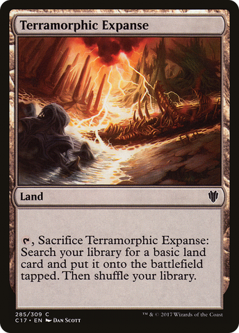 {C} Terramorphic Expanse [Commander 2017][C17 285]
