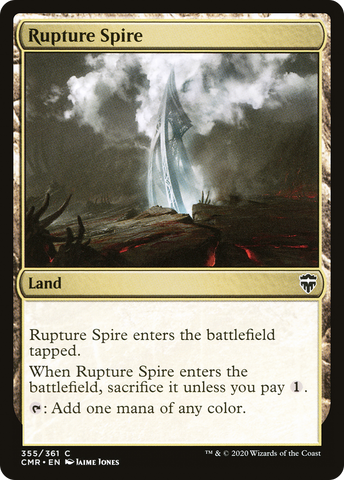 {C} Rupture Spire (355) [Commander Legends][CMR 355]