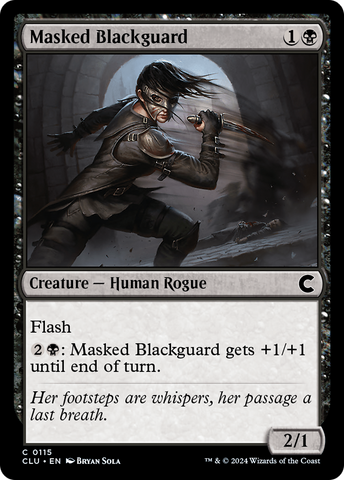 {C} Masked Blackguard [Ravnica: Clue Edition][CLU 115]
