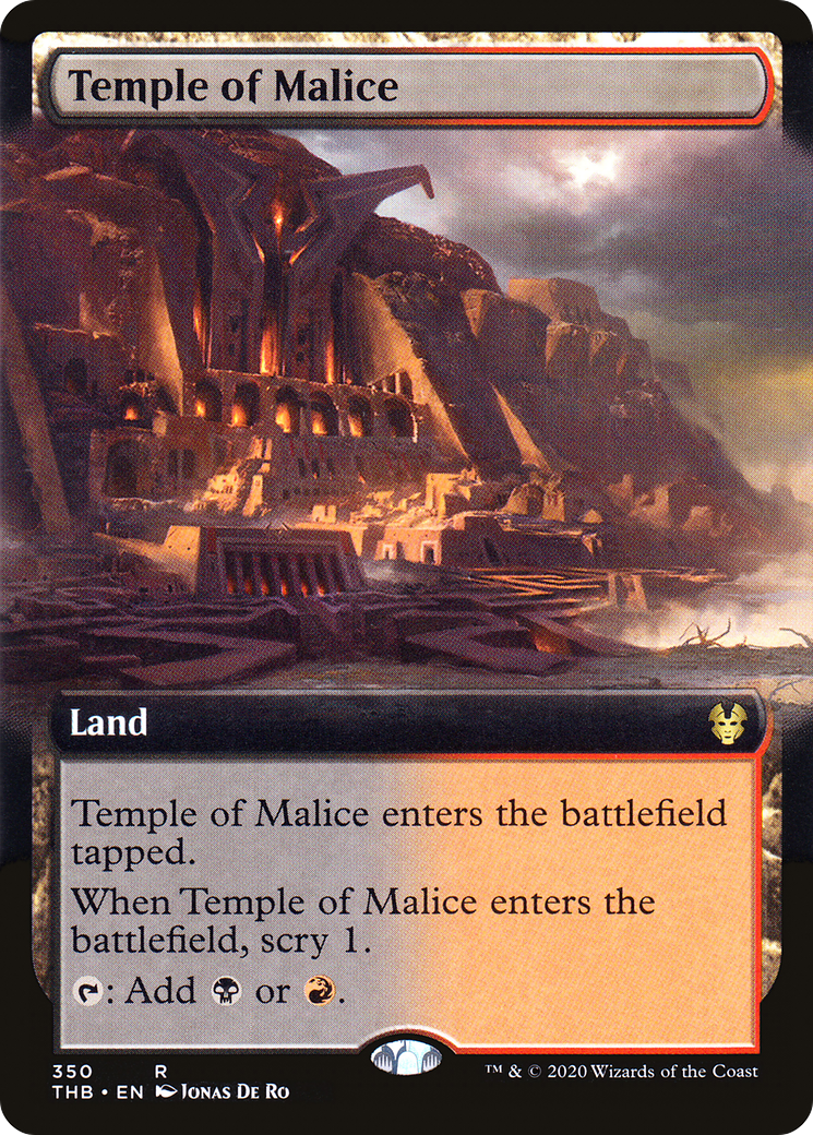 {R} Temple of Malice (Extended Art) [Theros Beyond Death][THB 350]