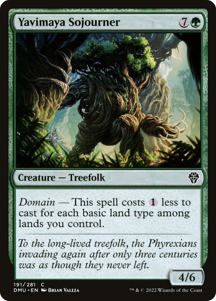 {C} Yavimaya Sojourner [Dominaria United][DMU 191]