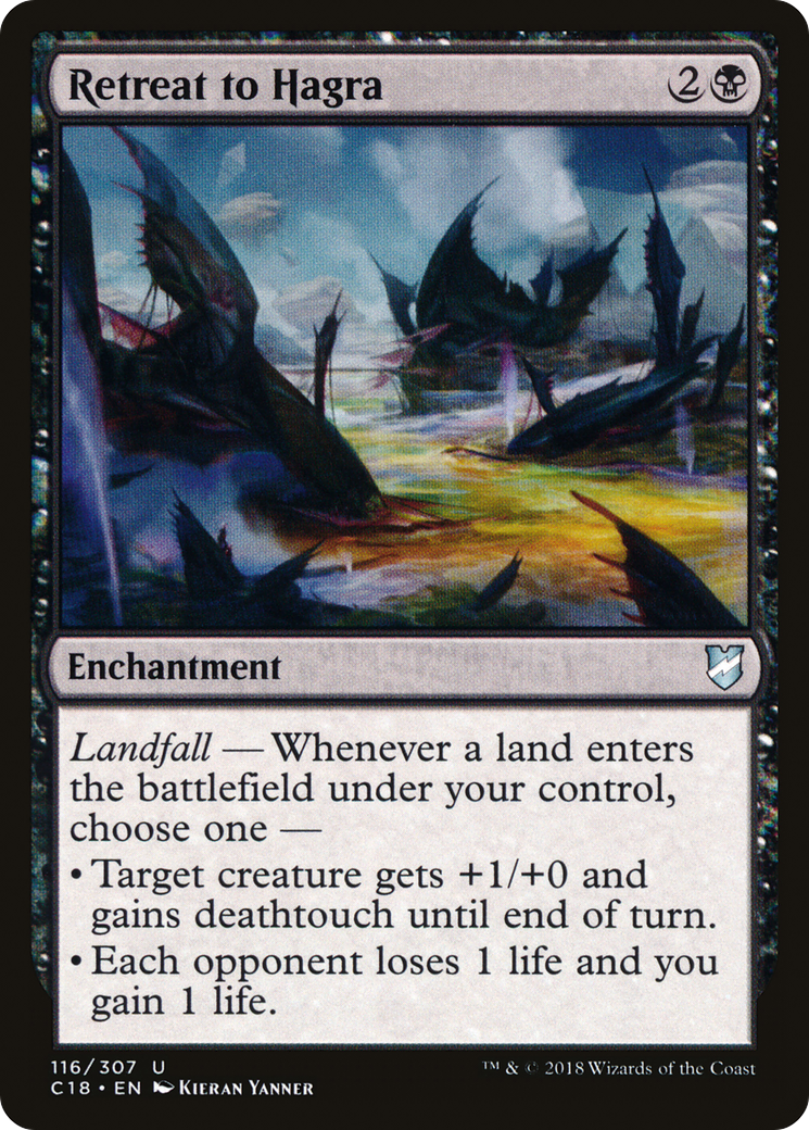 {C} Retreat to Hagra [Commander 2018][C18 116]