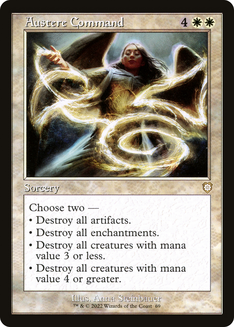 {R} Austere Command (Retro) [The Brothers' War Commander][BRC 069]