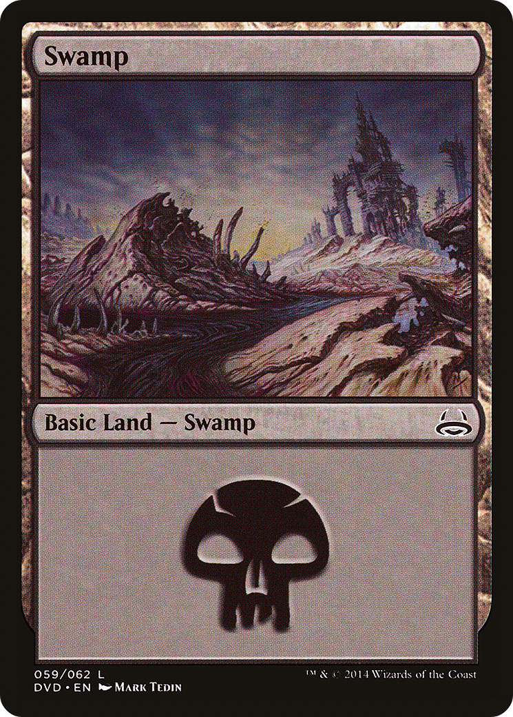 {B}[DVD 059] Swamp (59) (Divine vs. Demonic) [Duel Decks Anthology]