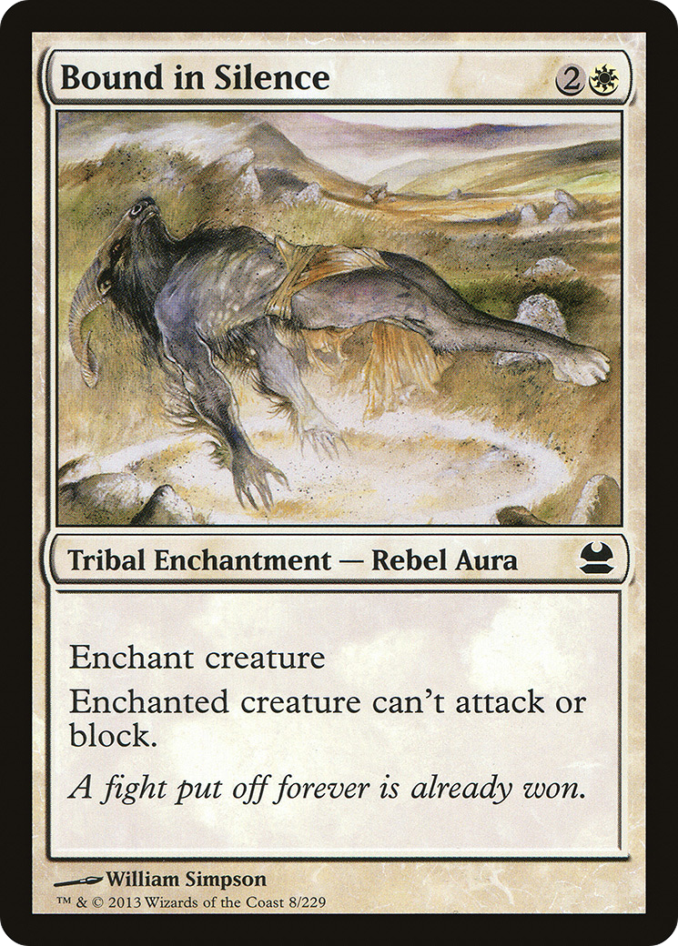 {C} Bound in Silence [Modern Masters][MMA 008]