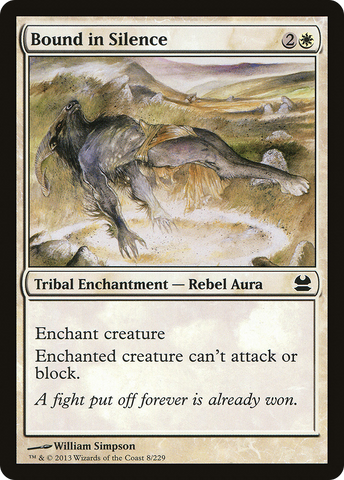 {C} Bound in Silence [Modern Masters][MMA 008]