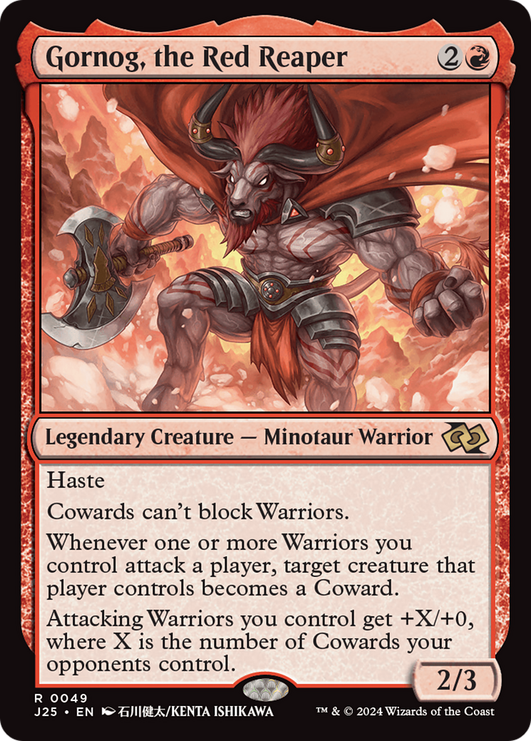 {R} Gornog, the Red Reaper [Foundations Jumpstart][J25 049]