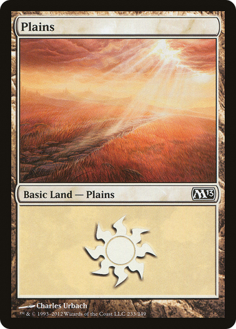 {B}[M13 233] Plains (233) [Magic 2013]