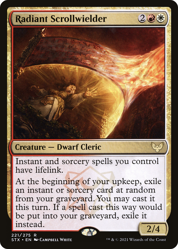 {R} Radiant Scrollwielder [Strixhaven: School of Mages][STX 221]