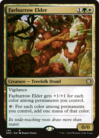 {R} Faeburrow Elder [Dominaria United Commander][DMC 149]