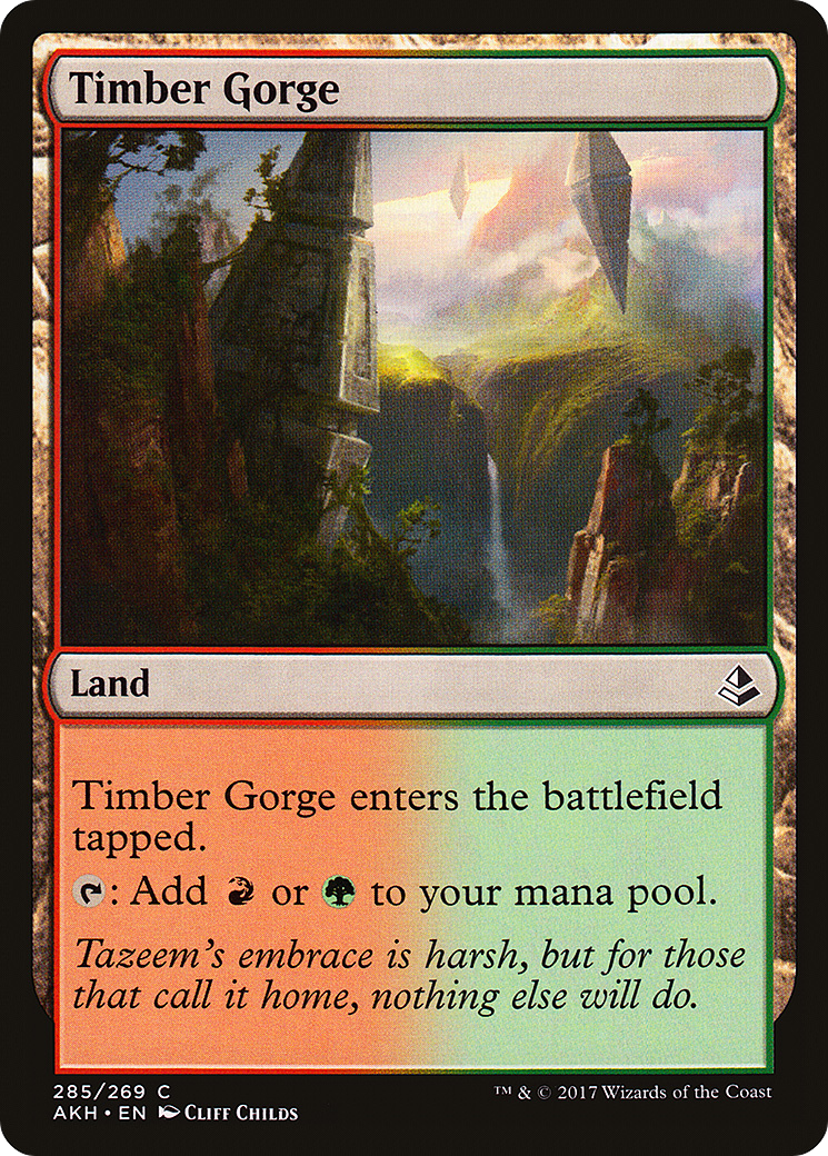 {C} Timber Gorge [Amonkhet][AKH 285]