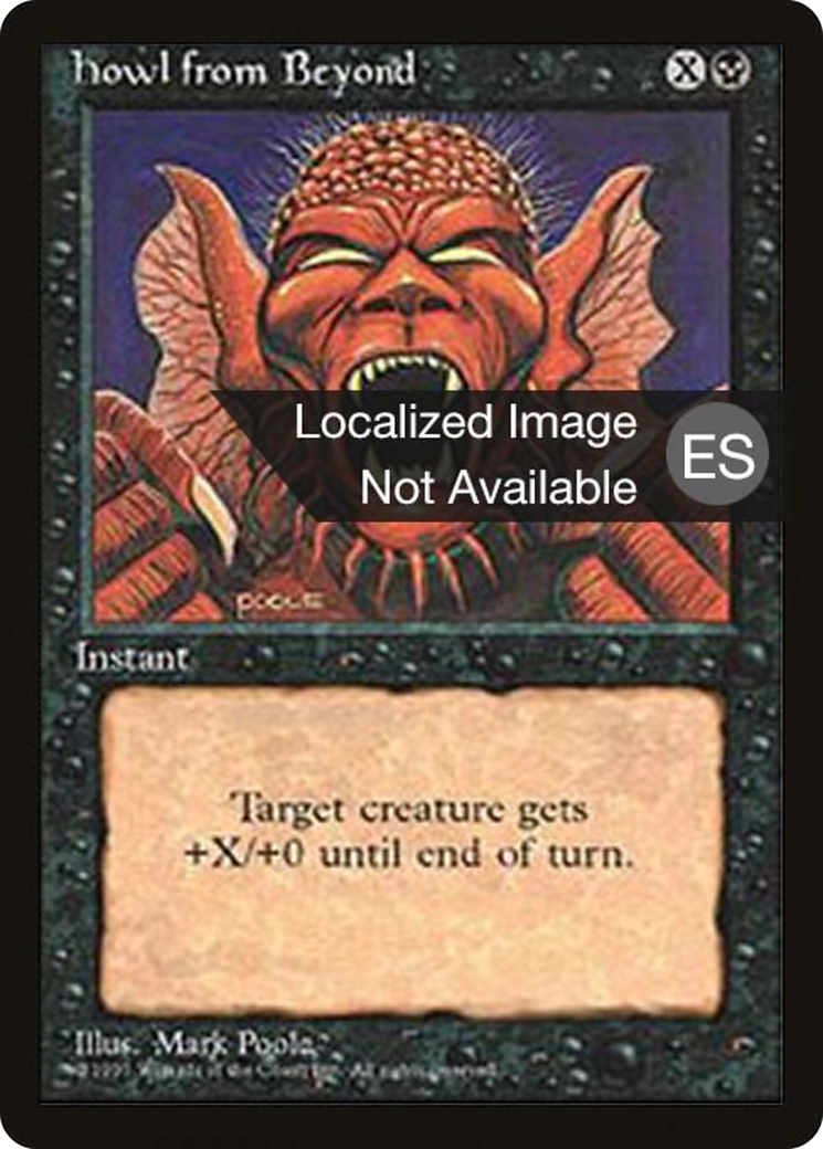 {F} Howl from Beyond [Fourth Edition (Foreign Black Border)][FBB 4ED 141]