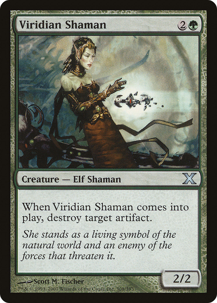 {C} Viridian Shaman [Tenth Edition][10E 308]