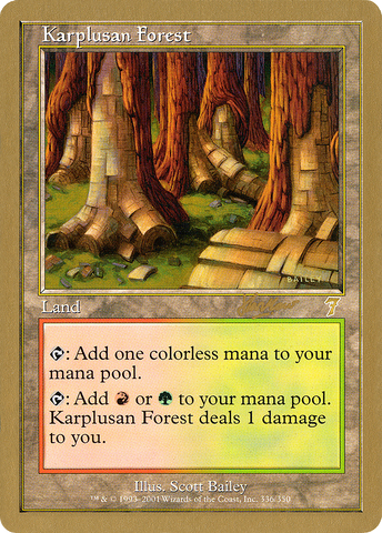 {R} Karplusan Forest (Sim Han How) [World Championship Decks 2002][GB WC02 SHH336]