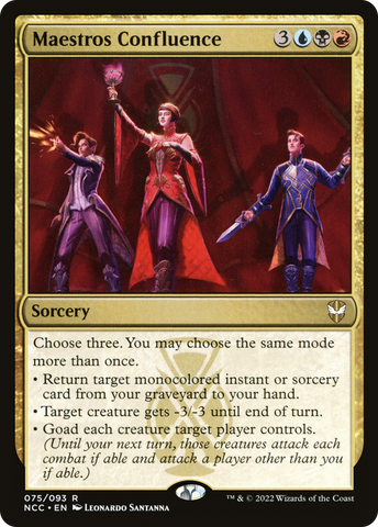 {R} Maestros Confluence [Streets of New Capenna Commander][NCC 075]