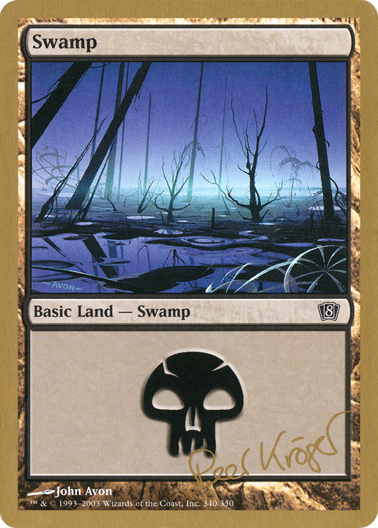{B}[GB WC03 PK340] Swamp (pk340) (Peer Kroger) [World Championship Decks 2003]