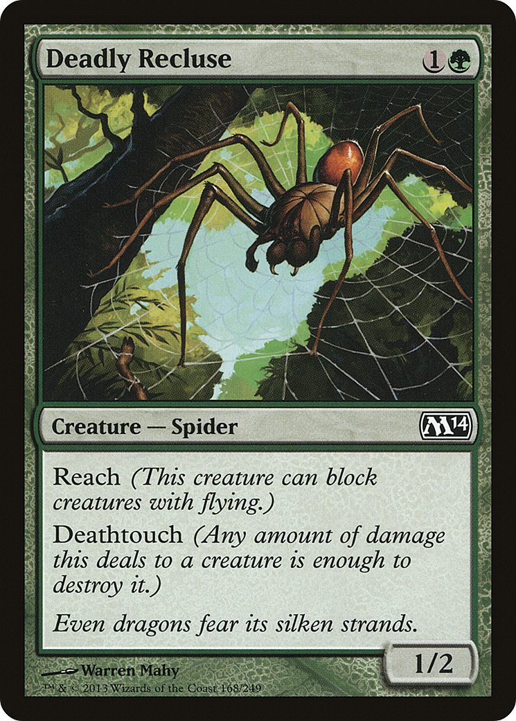 {C} Deadly Recluse [Magic 2014][M14 168]