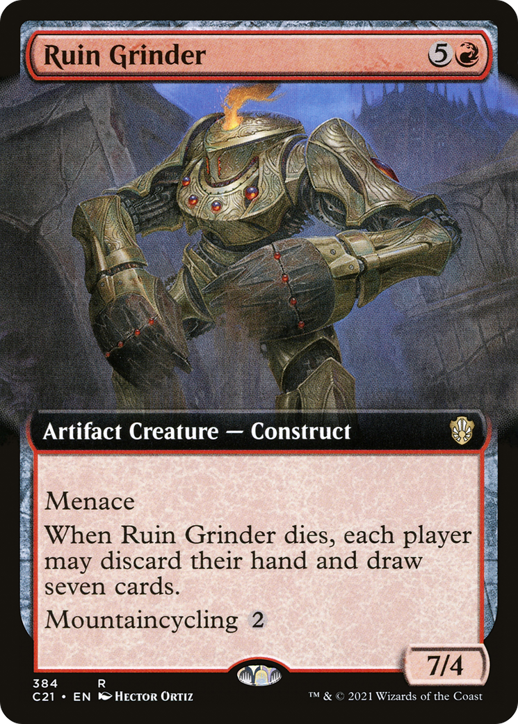 {R} Ruin Grinder (Extended Art) [Commander 2021][C21 384]