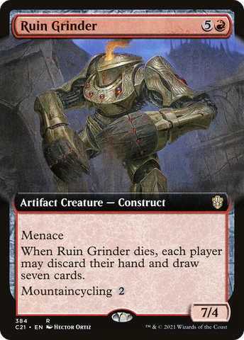 {R} Ruin Grinder (Extended Art) [Commander 2021][C21 384]