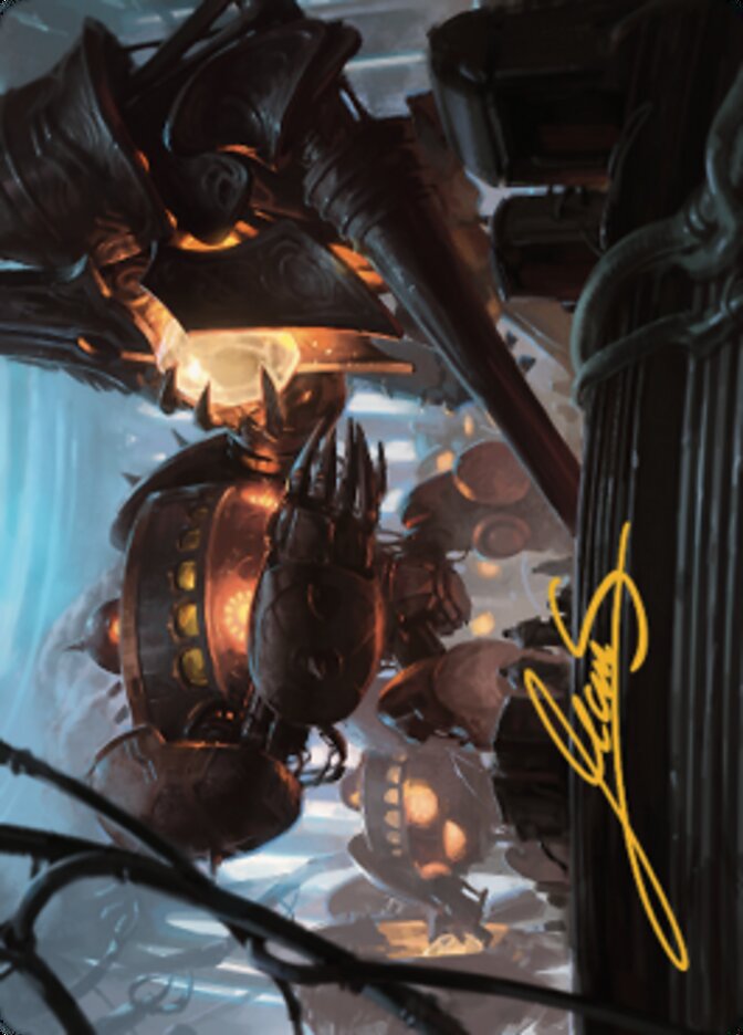 {A} Autonomous Assembler Art Card (Gold-Stamped Signature) [The Brothers' War Art Series][GS ABRO 005]