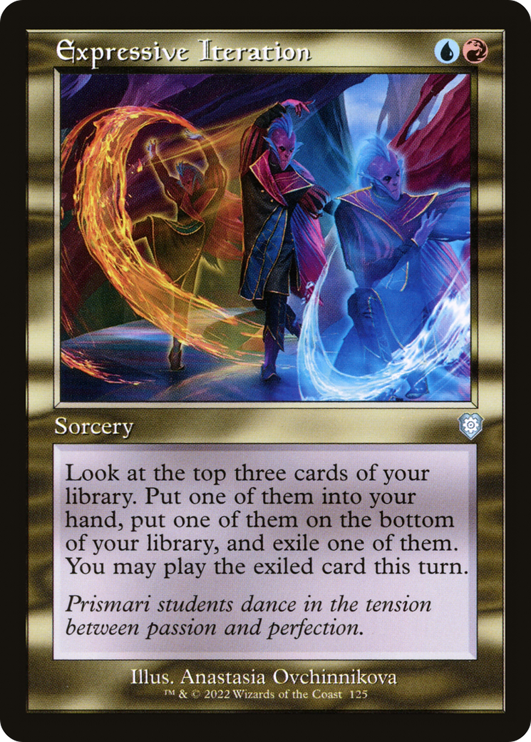 {C} Expressive Iteration (Retro) [The Brothers' War Commander][BRC 125]