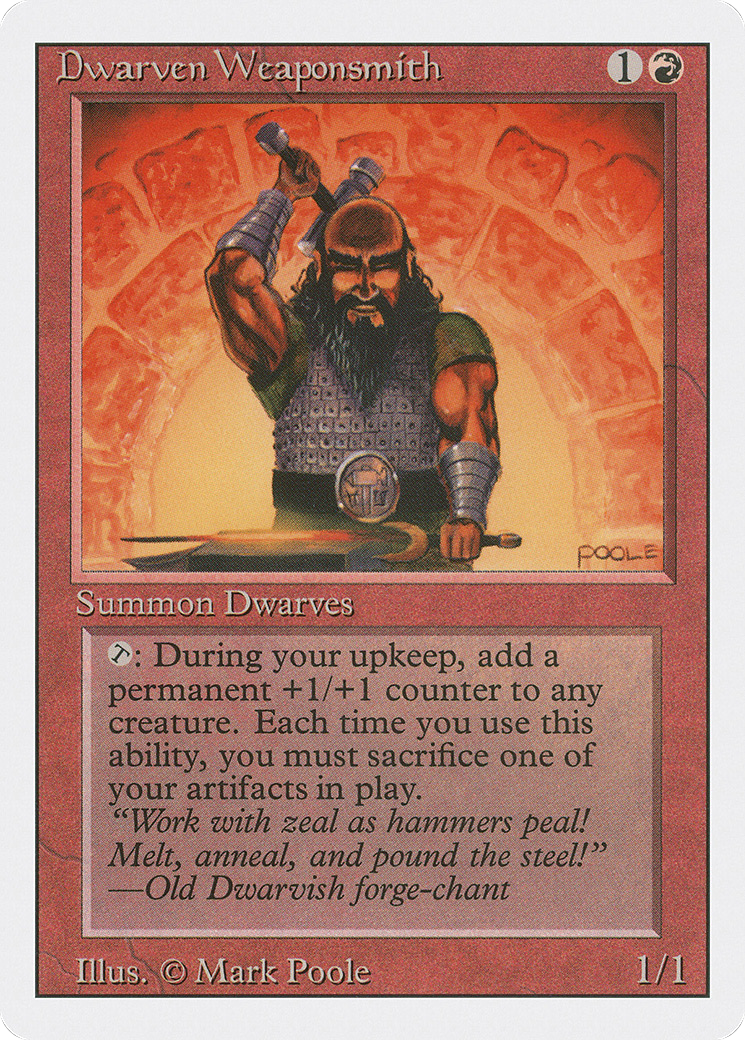 {C} Dwarven Weaponsmith [Revised Edition][3ED 145]