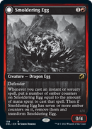 {R} Smoldering Egg // Ashmouth Dragon [Innistrad: Double Feature][DBL 159]