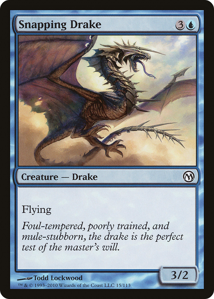 {C} Snapping Drake [Duels of the Planeswalkers][DPA 015]