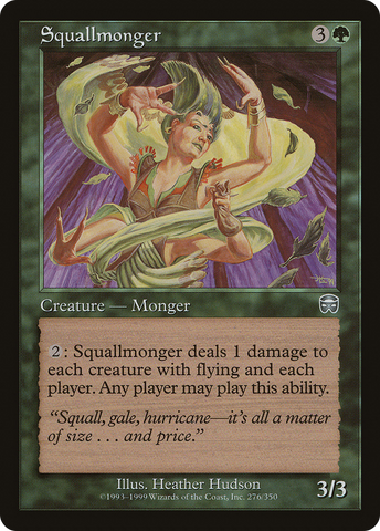{C} Squallmonger [Mercadian Masques][MMQ 276]